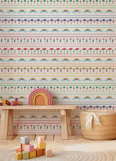 Papel de Parede Infantil - Cardigan Cogumelos